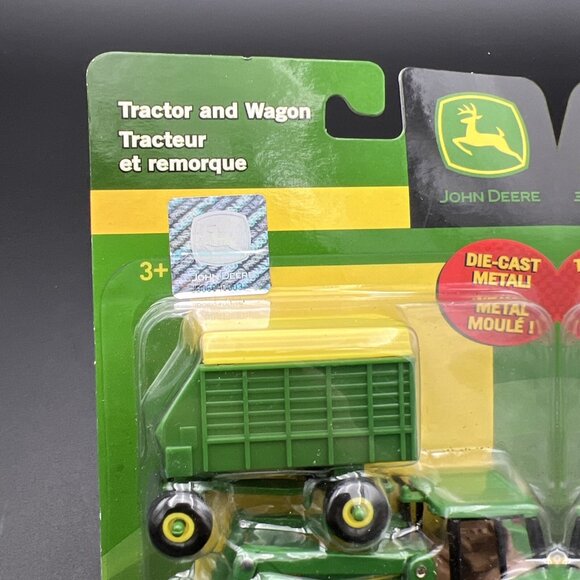ERTL John Deere Tractor Loader with Wagon New 37541 -Tomy - Picture 2 of 11